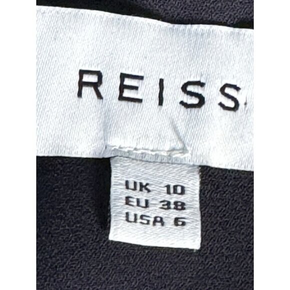 Reiss Woman's Sz 6 Addison Sheer Sleeve Shift Dress - Picture 5 of 11